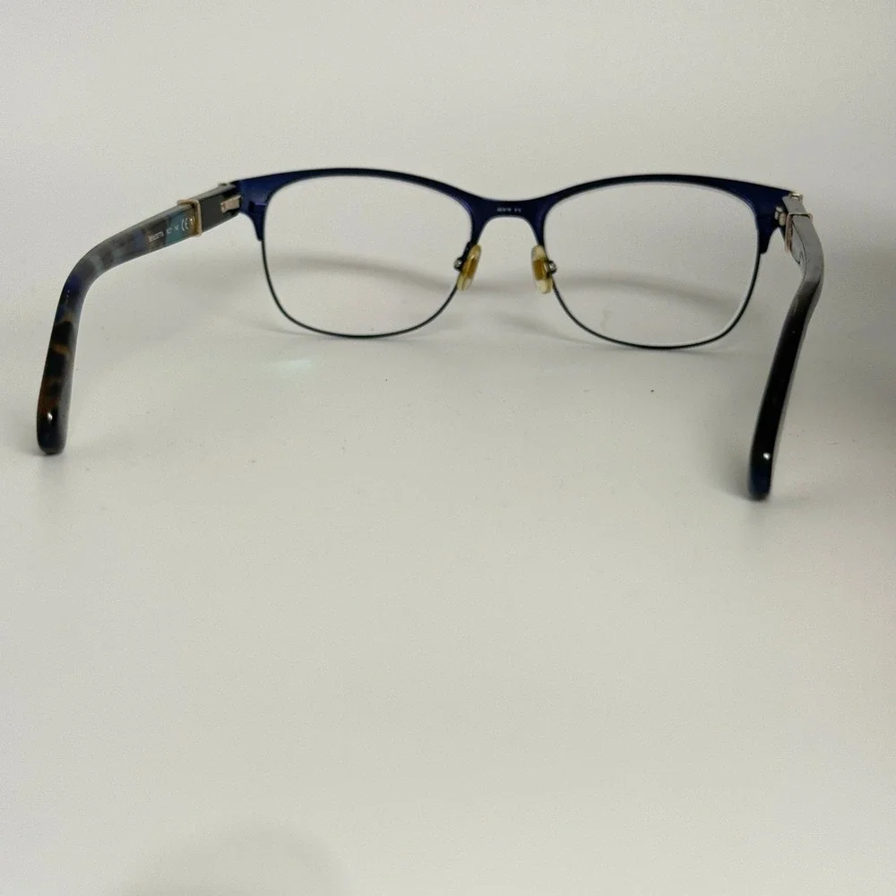 Kate Spade‎ Benedetta Eyeglasses Blue Tortoise Cat Eye Frames 49-16-135 RCT